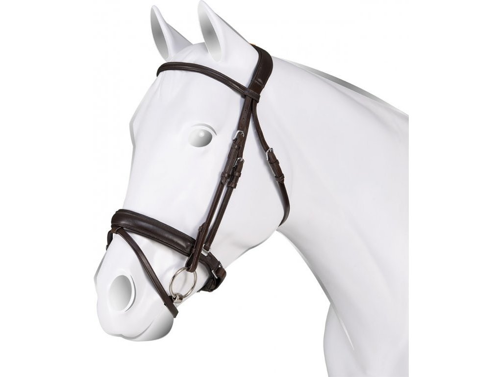 Uzdečka Filosofia Acavallo, tmavohnedá