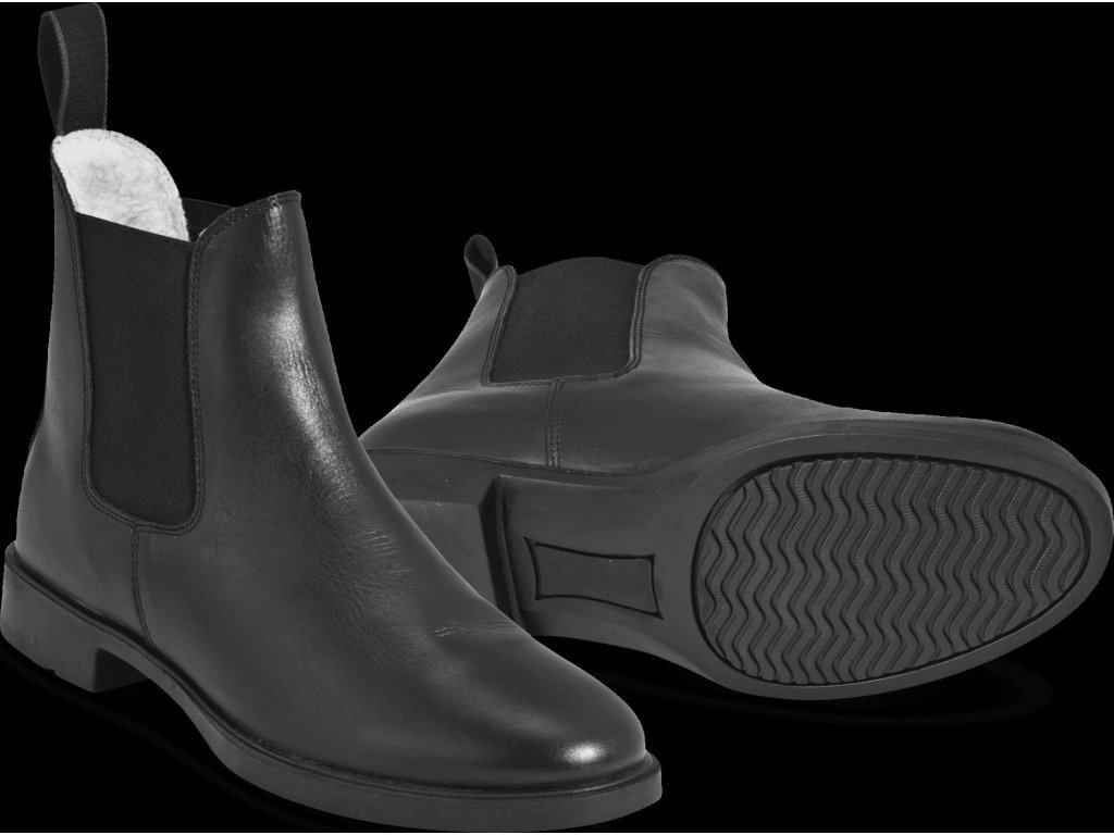 Perka jazdecké Classic BUSSE, zimné, pre dospelých, čierne