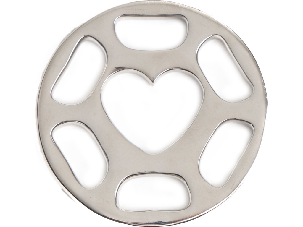 Hackamore Heart F.R.A., nerezová oceľ