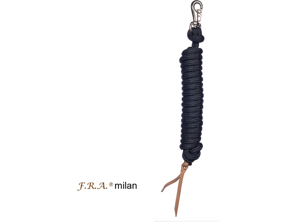 Vodítko pracovné Milan F.R.A., 4,2 m, čierne