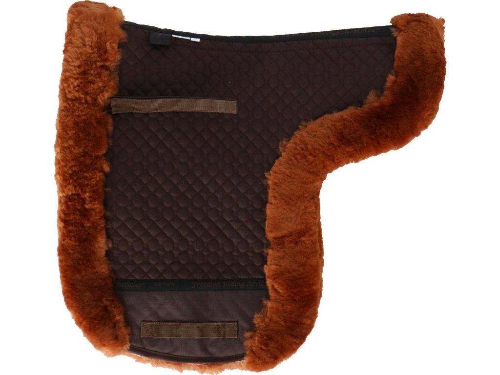 Dečka podsedlová F.R.A., s barančekom, drezúrna, brown/cappuccino