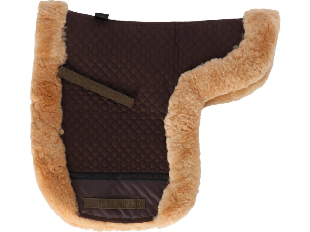 Dečka podsedlová F.R.A., s barančekom, drezúrna, brown/caramel