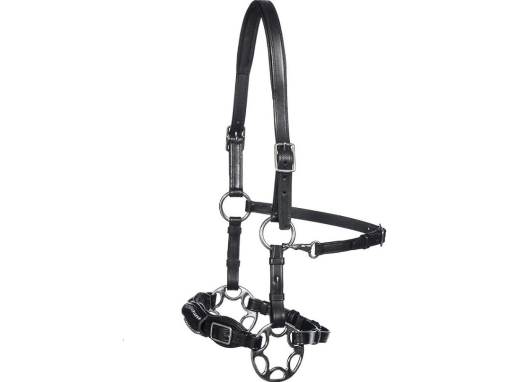 Uzdečka Hackamore Miranti F.R.A., čierna