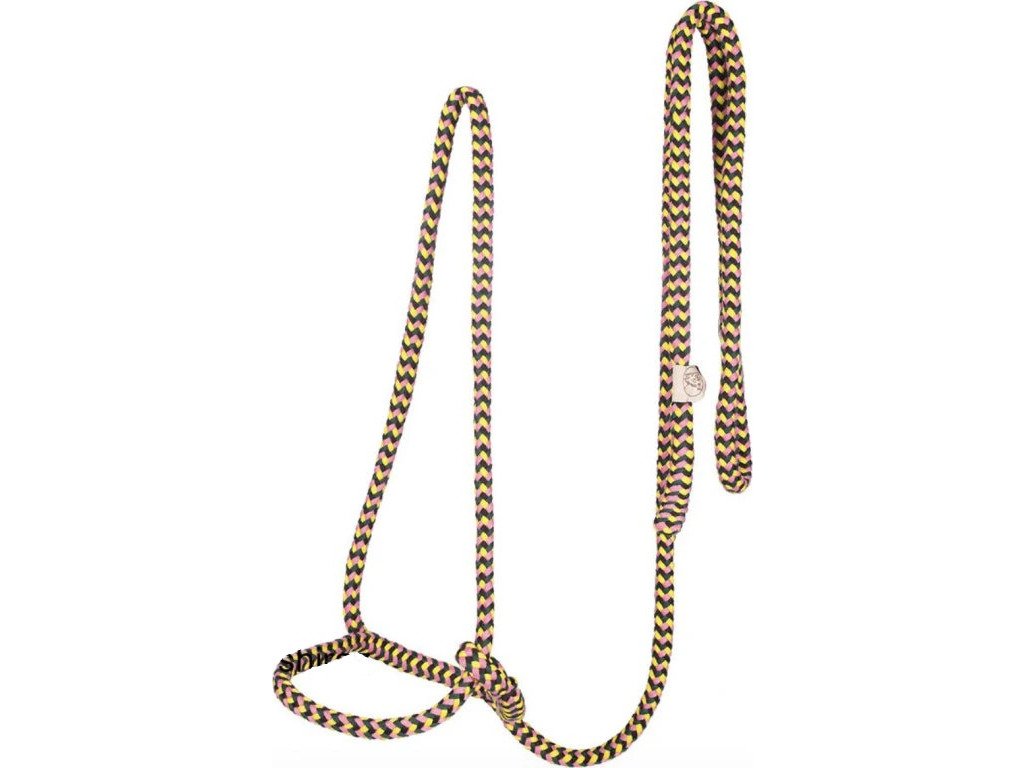 Ohlávka s vodítkom Shiraz F.R.A., povrazová, multicolor