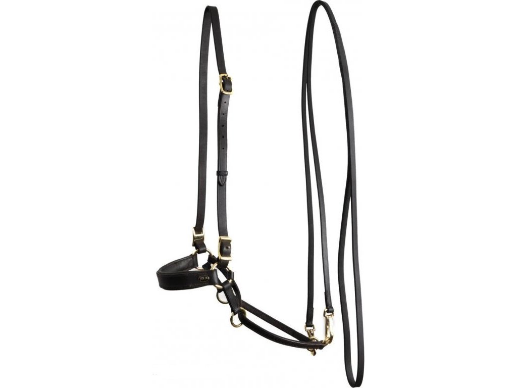 Uzdečka bezzubadlová Janosch F.R.A., hnedá