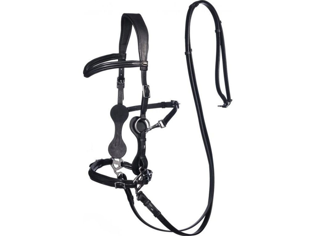Uzdečka Hackamore Calli F.R.A., čierna