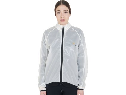 Bunda jazdecká Equestro, unisex, biela