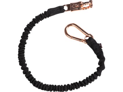 Vazák elastický Rosegold HKM, rôzne dĺžky, black/rosegold