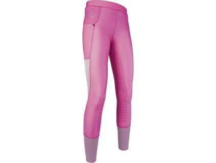 Legíny Mesh HKM, s gripom, pink