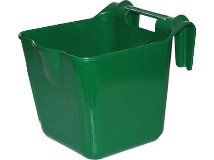 Žľab na kŕmenie Umbria Equitazione, s rukoväťou, 13 l, green