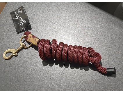 Vodítko nylonové Umbria Equitazione, 2 m, burgundy