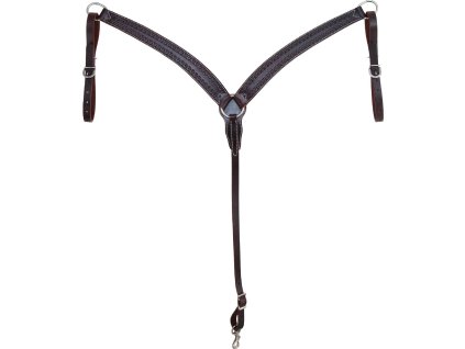 Poprsník westernový Snake Tooling Pool's, COB/FULL, hnedý