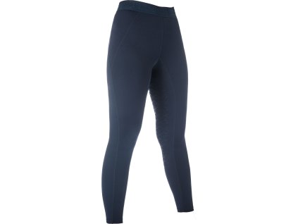 Legíny jazdecké Tabea HKM, s gripom, deep blue