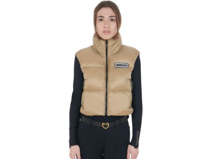 Vesta Cropped Equestro, dámska, beige