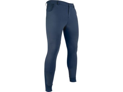 Rajtky jazdecké Sportive HKM, s kolennými záplatami, pánske, deep blue