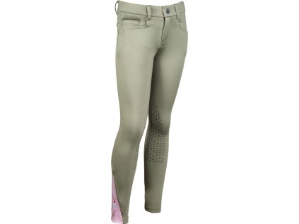 Rajtky Horse Spirit HKM, s gripom na kolenách, dievčenské, grey/green