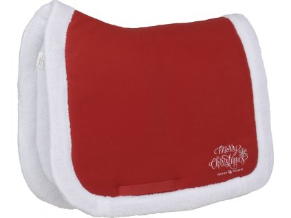 Dečka podsedlová HorseGuard, FULL, všestranná, vianočná, red