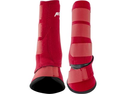 Gamaše westernové Combination AirFlow Pro-Tech, predné, pár, red
