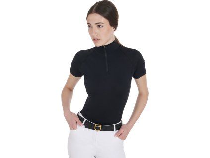 Tričko multifunkčné Equestro, dámske, čierne (Veľkosť 	L)