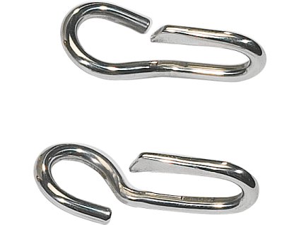 Háčiky k pákovému zubadlu BUSSE, pár, stainless steel