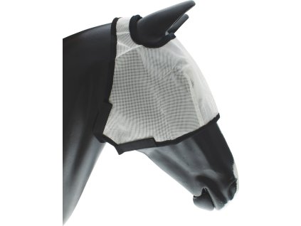Maska proti hmyzu PVC Umbria Equitazione, bez ochrany uší, biela