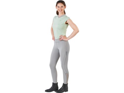 Legíny jazdecké Airy II BUSSE, s gripom, dámske, grey