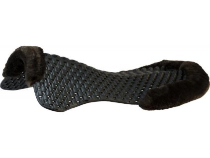 Dečka tlmiaca Piuma Air-release Featherlight & Back Riser Eco-wool Acavallo, hnedá