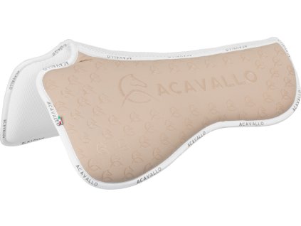 Dečka tlmiaca Spine Free Memory Foam & Bamboo Acavallo, drezúrna, COB/FULL, sand/white