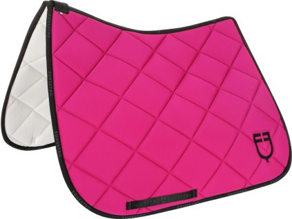 Dečka podsedlová GP Logo Equestro, drezúrna, fuchsia/black