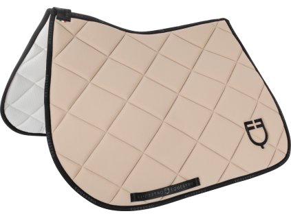 Dečka podsedlová GP Logo Equestro, všestranná, sand/black