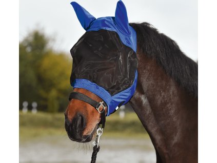Maska proti hmyzu Fly Buckler BUSSE, s ochranou uší, royal blue