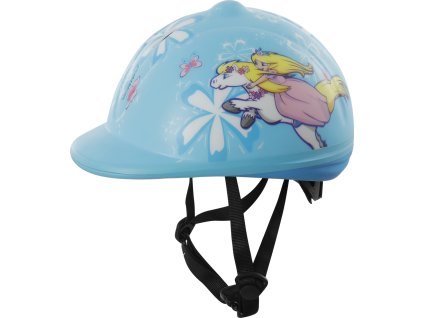 Prilba jazdecká Umbria Equitazione, detská, baby blue
