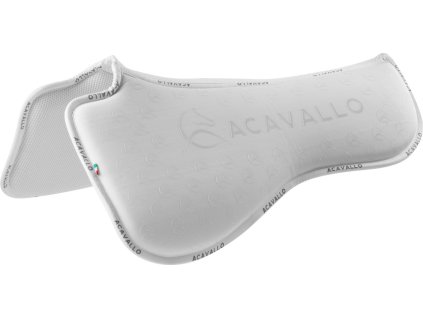 Dečka tlmiaca Spine Free Memory Foam & Bamboo Acavallo, drezúrna, COB/FULL, biela