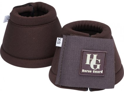 Zvony neoprénové HorseGuard, pár, hnedé