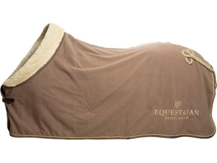 Deka odpocovacia Champagne Equestrian Stockholm, s golierom, beige
