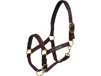 Ohlávka nylonová Neoprene Umbria Equitazione, hnedá