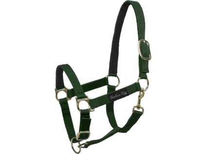 Ohlávka nylonová Umbria Equitazione, green