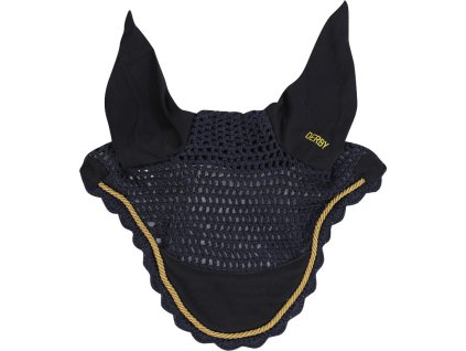 Ušaňa bavlnená Derby, PONY, navy/gold/navy