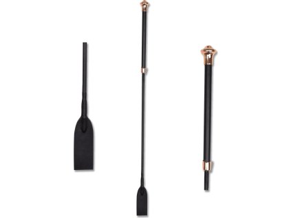 Bič skokový Waldhausen, 65/75 cm, black/rose gold
