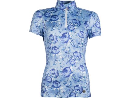 Tričko funkčné Charlotte HKM, dámske, dark blue/light blue