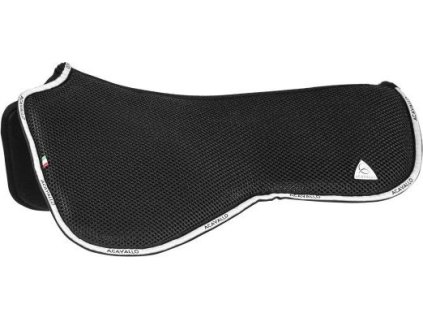 Dečka tlmiaca Spine Free Double Face 3D Spacer/Micropile & Memory Foam Acavallo, drezúrna, čierna