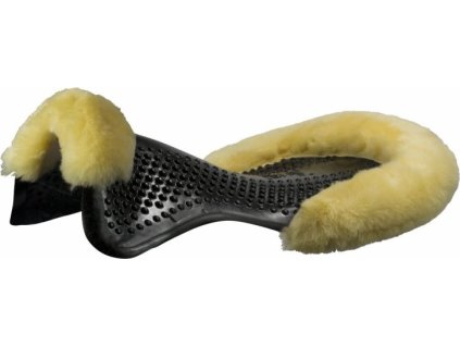 Dečka tlmiaca Massage Gel Cut Out Sheepskin Just Gel Acavallo, čierna