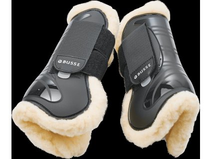 Gamaše predné BUSSE, s barančekom, pár, čierne