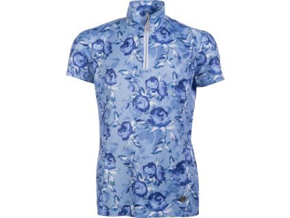 Tričko funkčné Charlotte HKM, detské, dark blue/light blue