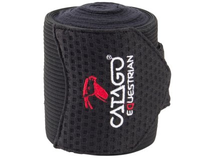 Bandáže elastické FIR-Tech CATAGO, 4 ks, 3,6 m, čierne