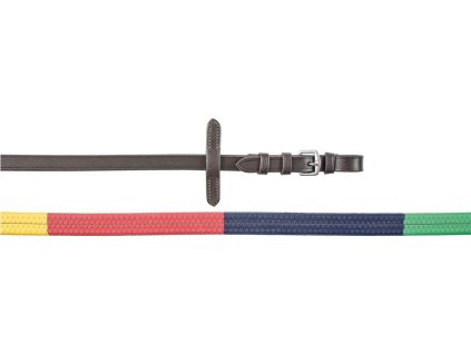 Oťaže gumové Multicolor Supreme, rôzne dĺžky, hnedé