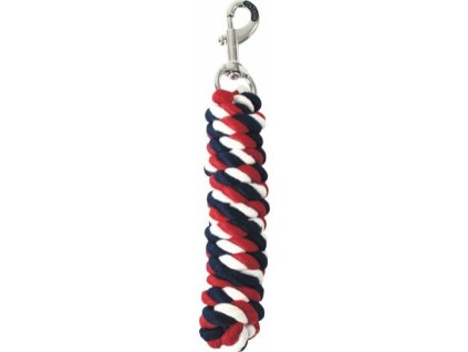 Vodítko Panic HorseGuard, 2 m, red/navy/white