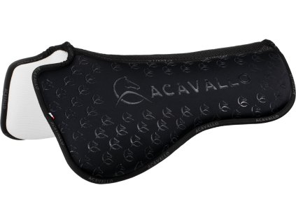 Dečka tlmiaca Spine Free Memory Foam & Bamboo Acavallo, drezúrna, COB/FULL, čierna