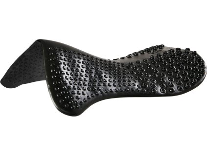 Dečka gélová Back Riser & Massage Gel Acavallo, čierna