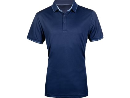 Tričko polo Classico HKM, pánske, navy